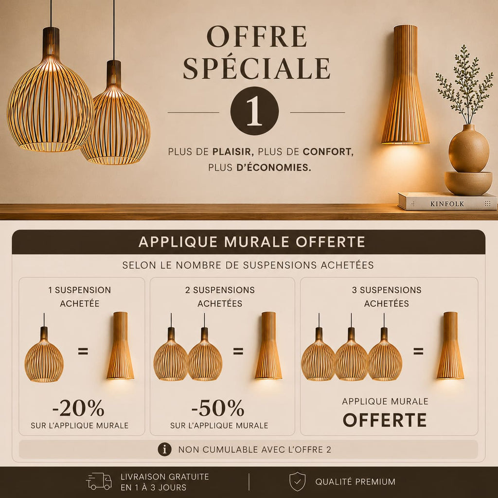 Bali™ - Scandinavische Houten Hanglamp