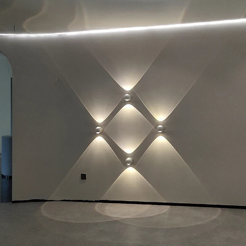 lumorio™ Moderne Messing LED Wandlamp