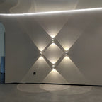 lumorio™ Moderne Messing LED Wandlamp