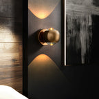 lumorio™ Moderne Messing LED Wandlamp