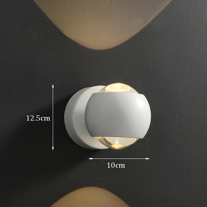 lumorio™ Moderne Messing LED Wandlamp