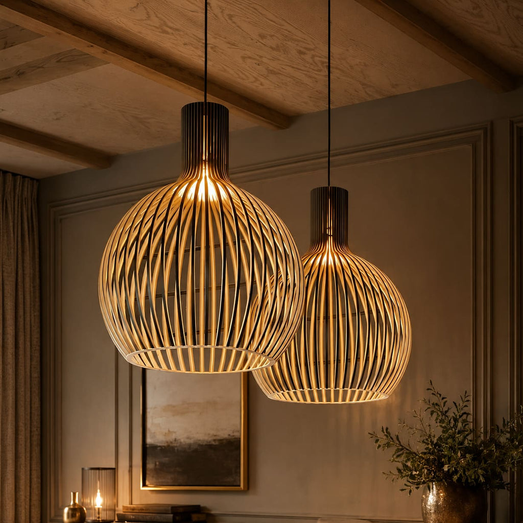 Bali™ - Scandinavische Houten Hanglamp