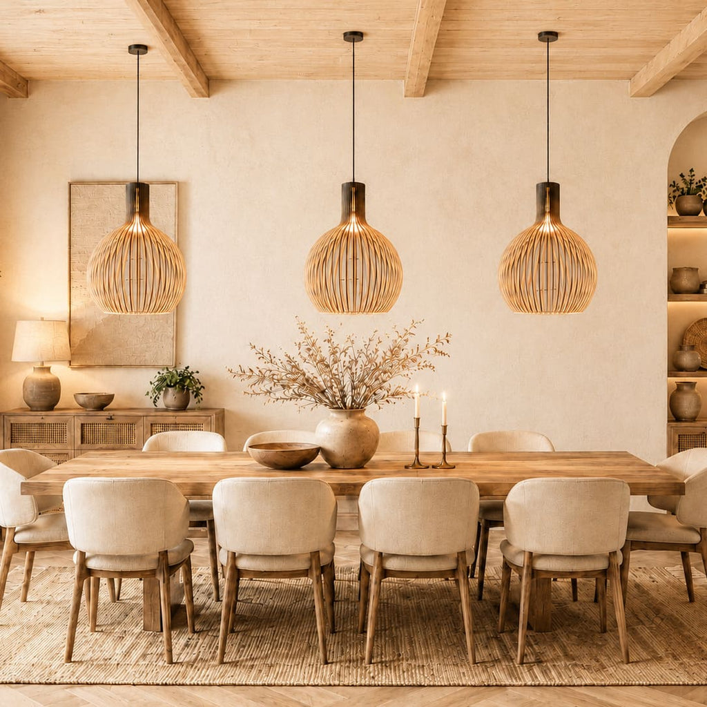 Bali™ - Scandinavische Houten Hanglamp